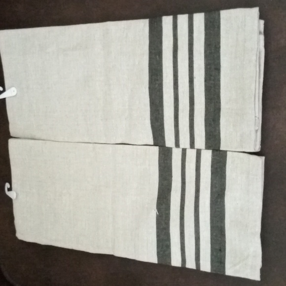 Mabelle Home Collection Pair Of Kitchen Towels Cotton Tea Towels - Picture 3 of 3